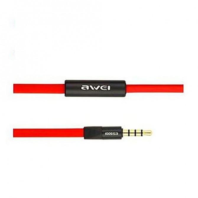 Наушники AWEI ES500i Красный/Чёрный-1