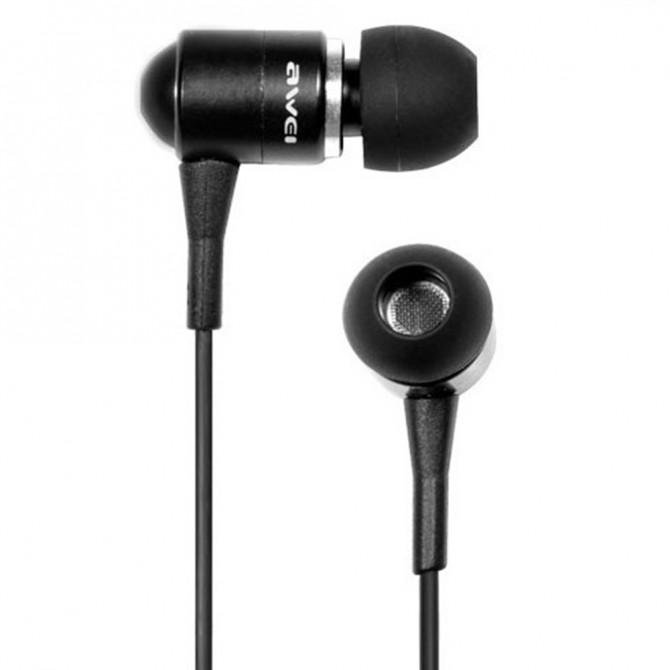 Наушники AWEI ES-Q3i Чёрный-1