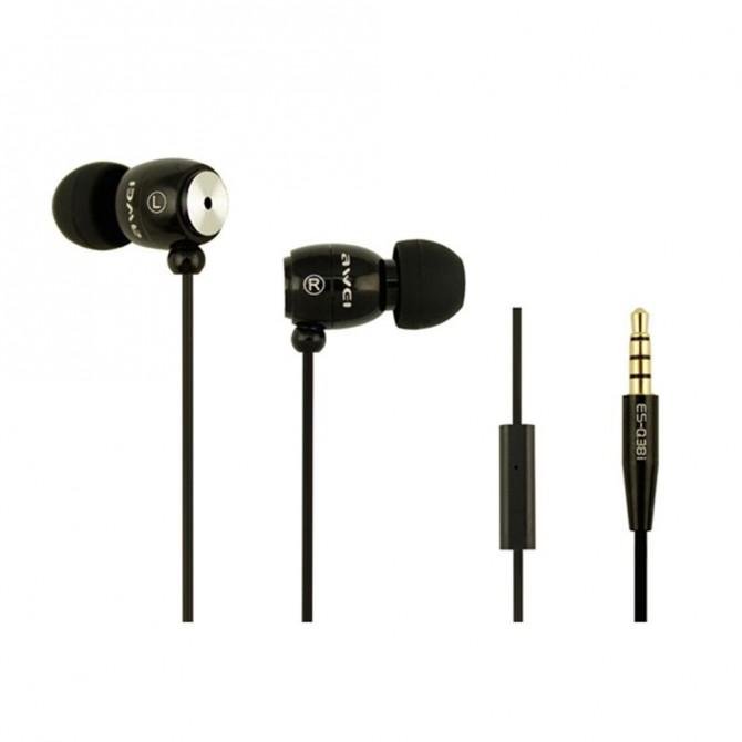 Наушники AWEI Q38i Чёрный-1