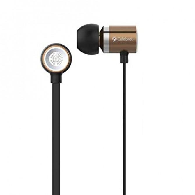 Навушники Celebrat C6 Бронзовий-1
