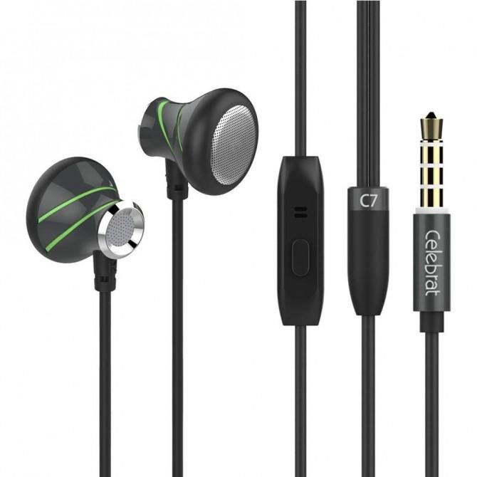 Навушники Celebrat C7 Сірий