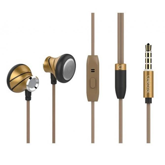 Навушники Celebrat C7 Білий/Золотий