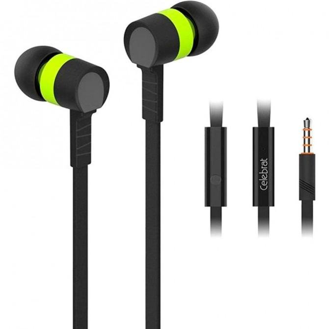 Наушники Celebrat D2 Green-1