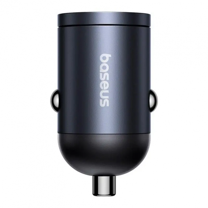 Автомобільний зарядний пристрій 1USB + 1Type-C Baseus Tiny Star Mini Car Charger 30W Black-2