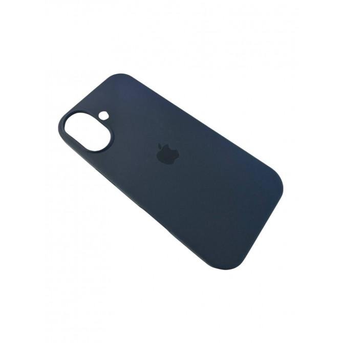 Силиконовый чехол для iPhone 16 Midnight Blue FULL-2