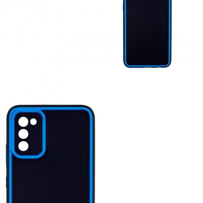 Чехол накладка Magic Eye для Samsung A03s Синий-2