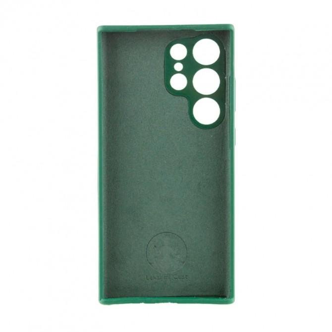Чохол Original Soft Case Samsung Galaxy S23 Ultra Темно Зелений FULL-1