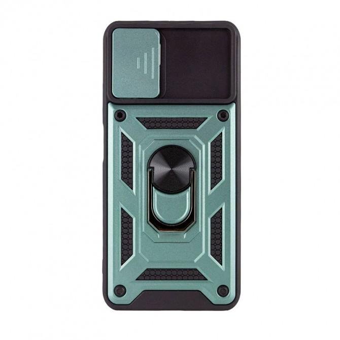 Чохол HONOR Hard Defence Series Xiaomi Redmi Note 10/10S Green (with Camshield and magnet)-1
