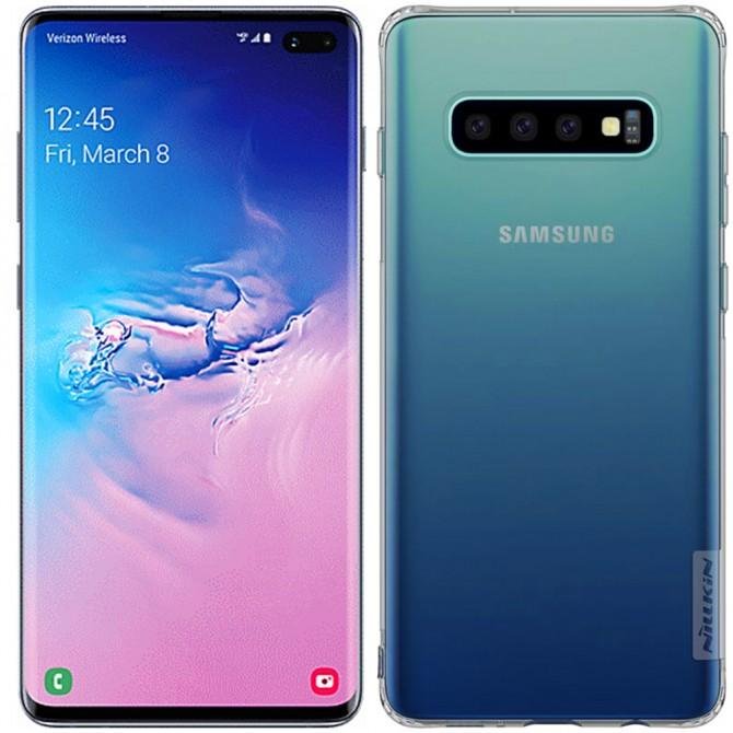 Чехол NILLKIN Nature TPU для Samsung G975 Galaxy S10 Plus Grey
