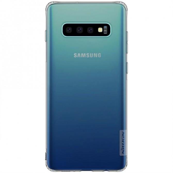 Чехол NILLKIN Nature TPU для Samsung G975 Galaxy S10 Plus Grey-1