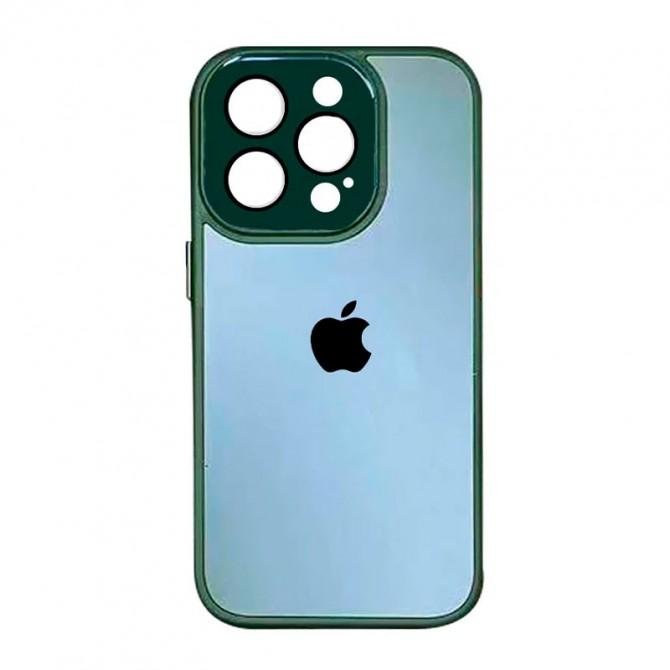 Чехол TPU+Glass Sapphire Midnight для Apple iPhone 13 Pro Max (6.7") Темно Зеленый