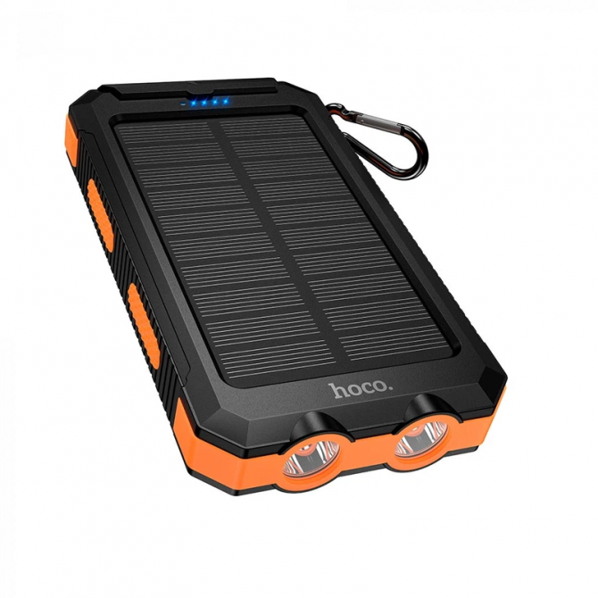Дополнительная батарея Hoco J164 Tough Micro/Type-C/F-Light (8000mAh) Black-2