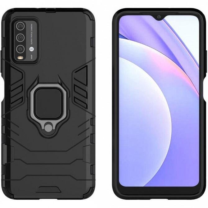 Чехол HONOR Hard Defence Series для Xiaomi Redmi 9T Black (с держателем)