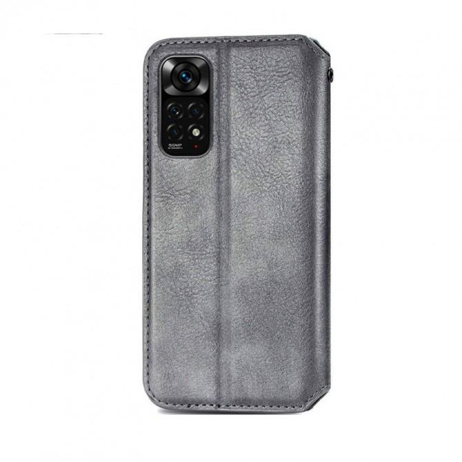 Чехол-книжка GETMAN Cubic for Xiaomi Redmi Note 11/Note 11s Grey-1