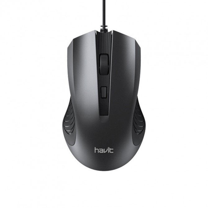 Проводная мышь Havit HV-MS752 USB, black/gray