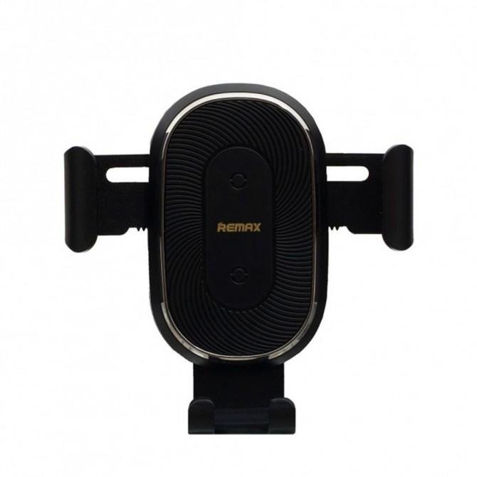 Автодержатель Remax (OR) RM-C38 Чёрный + беспроводная зарядка