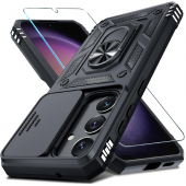 Чехол HONOR Hard Defence Series Samsung Galaxy S22 Black (with Camshield and magnet)