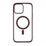 Чехол Color+MagSafe для iPhone 13 Pro Max (07, Бордовый)