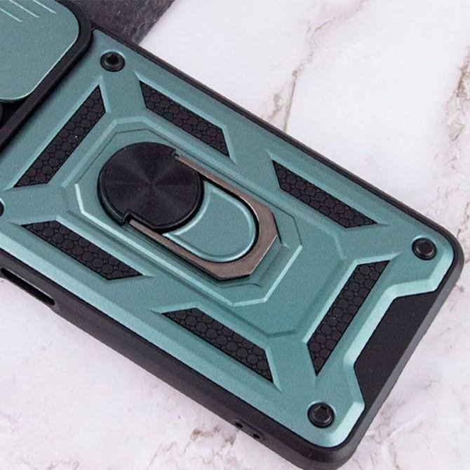 Чохол HONOR Hard Defence Series Xiaomi Redmi Note 9 Pro/Note 9s Green (with Camshield and magnet)-2