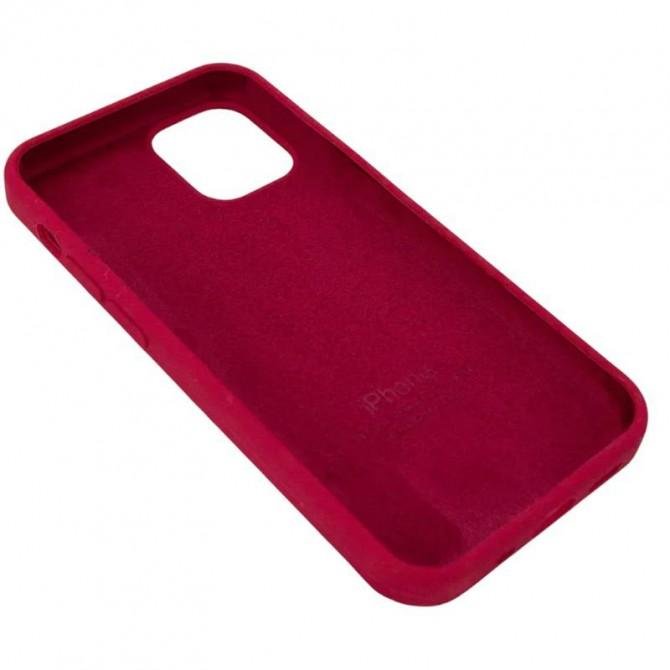 Силіконовий чохол для iPhone 16 Rose Red FULL (NO LOGO)-1