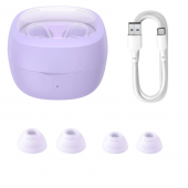 Навушники Bluetooth Headset Baseus Bowie WM02 Plus TWS Purple Навушники Bluetooth Headset Baseus Bowie WM02 Plus TWS Purple
