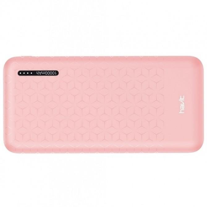 Повербанк HAVIT HV-PB57 (10000 mAh) Pink-1