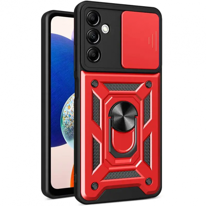Чехол HONOR Hard Defence Series Samsung A376 Galaxy A37 5G Red (with Camshield and magnet)