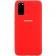 Чехол накладка Original Soft Case Samsung G980 Galaxy S20 Красный FULL