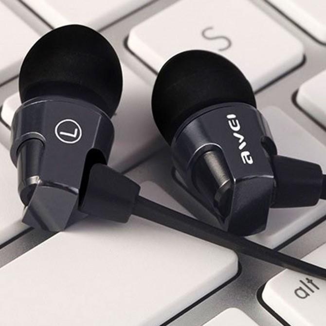 Наушники AWEI ES860Hi Чёрный-2