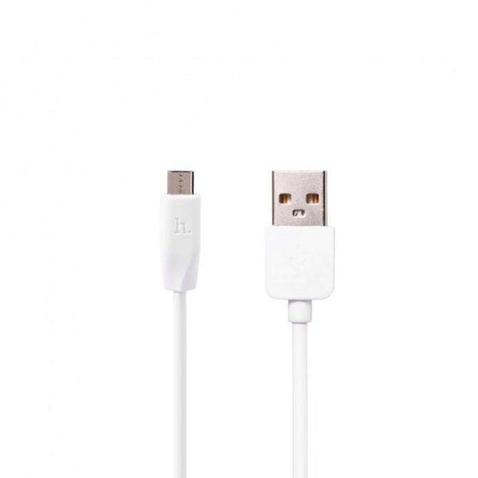 Кабель Hoco X1 Rapid MicroUSB Белый