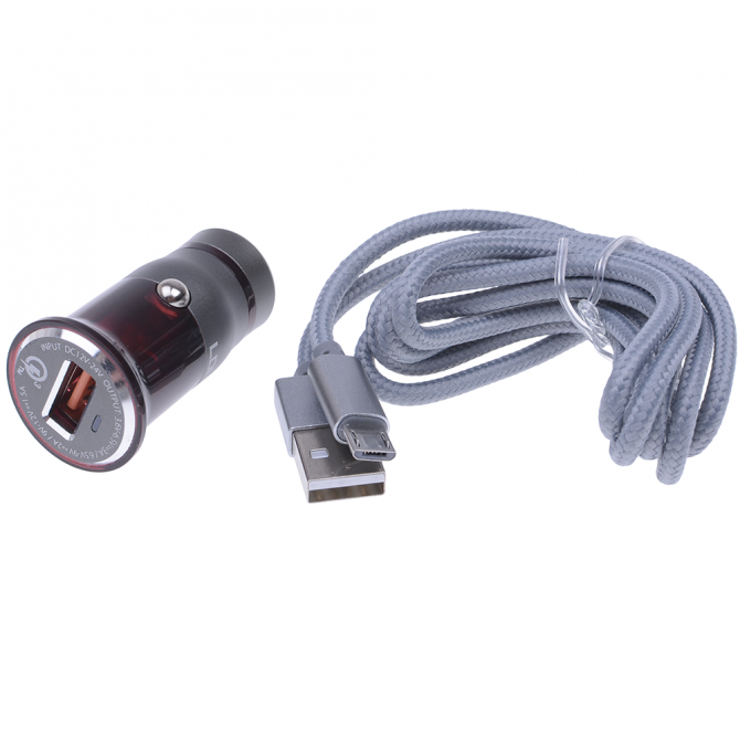 Автомобільний зарядний пристрій LDNIO DL-C304Q Срібло-2