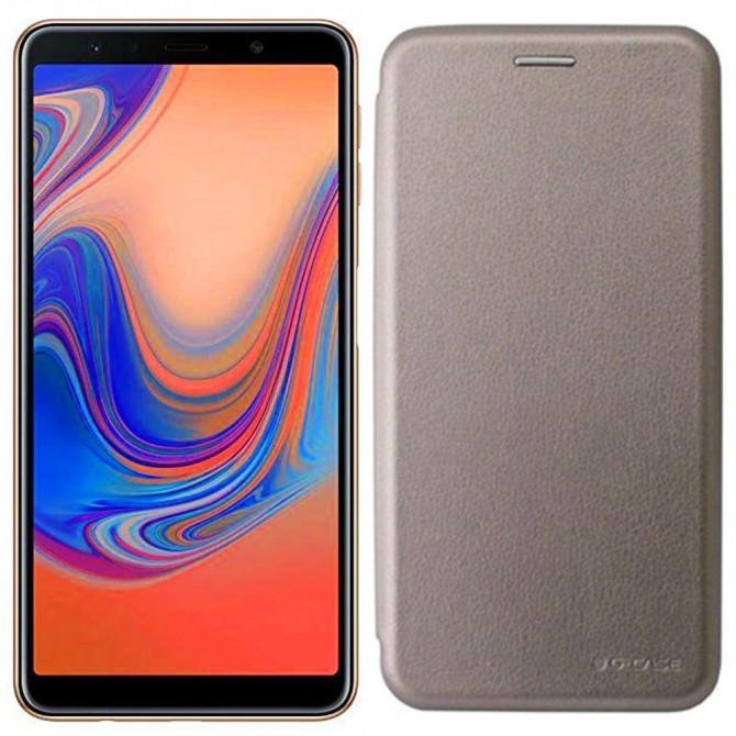 Чехол книжка U-Like Best для Samsung Galaxy A7 2018 (A750) Grey