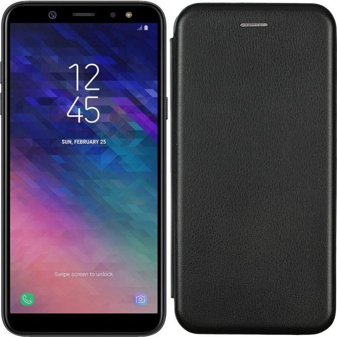 Чехол книжка U-Like Best для Samsung Galaxy J4 Plus 2018 (J415) Чёрный