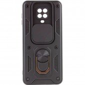 Чехол HONOR Hard Defence Series Xiaomi Redmi Note 9 Pro/Note 9s Black (with Camshield and magnet) Чехол HONOR Hard Defence Series Xiaomi Redmi Note 9 Pro/Note 9s Black (with Camshield and magnet)