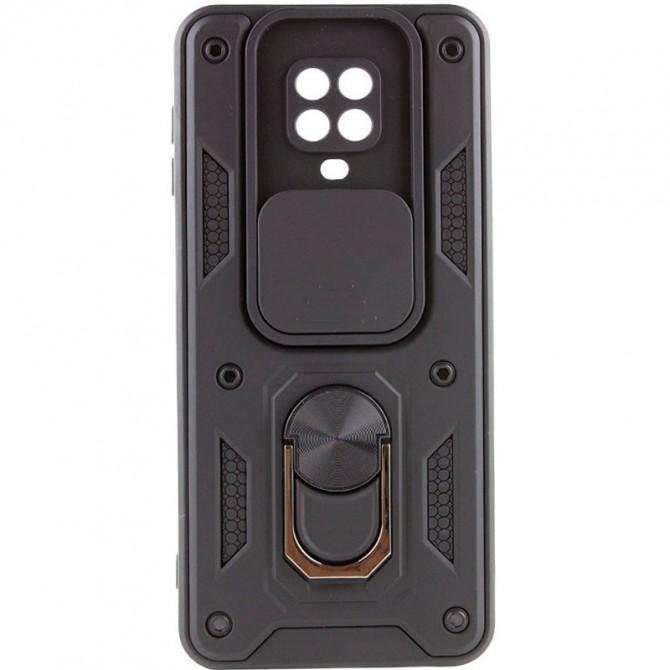 Чохол HONOR Hard Defence Series Xiaomi Redmi Note 9 Pro/Note 9s Black (with Camshield and magnet)