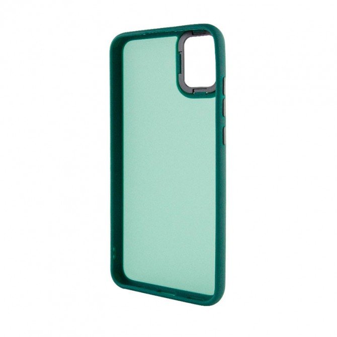 Чохол TPU+PC Lyon Frosted series Samsung Galaxy A05 Dark Green-1