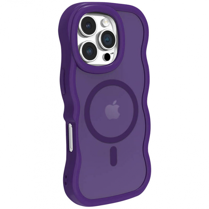 Чехол TPU+PC Undine with MagSafe для Apple iPhone 15 Pro (6.1") Purple-1