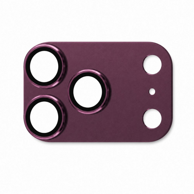 Захисне скло на камеру Titan Armor (тех.пак) для Apple iPhone 18 Pro Red-1