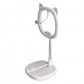 Кольцевая лампа Remax D-30cm CK-02 на подставке White