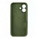 Силиконовый чехол для iPhone 16 Dark Olive FULL