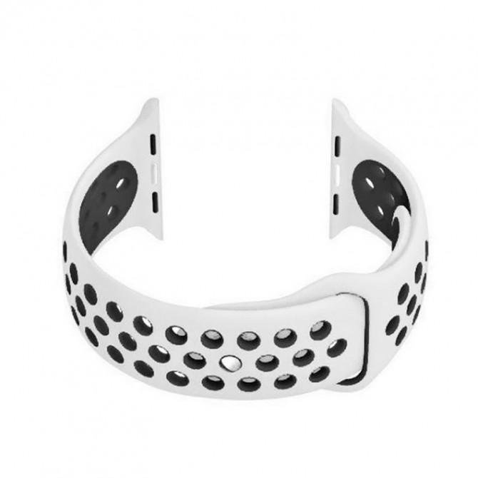 Ремінець універсальний 22mm Sport Nike White/Black-1