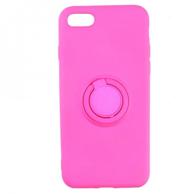 Чохол Ring Color для iPhone 6 Рожевий-1