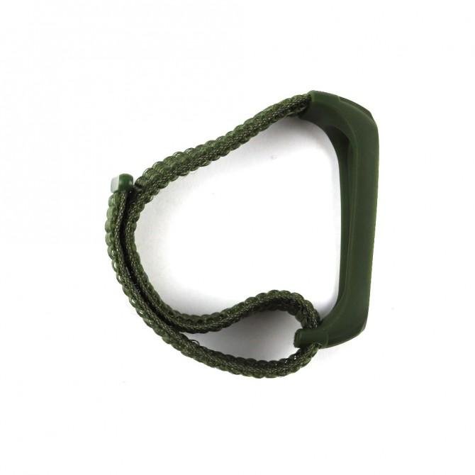 Ремешок для Xiaomi Band 5/6 Nylon design Forest Green