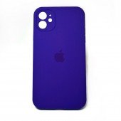 Оригинальный силиконовый чехол для iPhone 11 Темно Фиолетовый FULL (SQUARE SHAPE) Оригинальный силиконовый чехол для iPhone 11 Темно Фиолетовый FULL (SQUARE SHAPE)