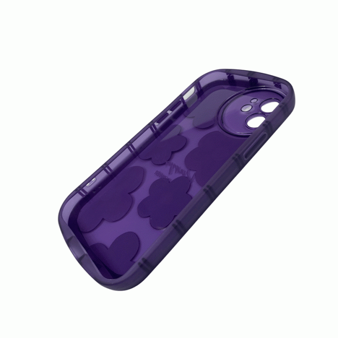 Чехол Flower Boom series for iPhone 11 Purple-1