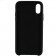 Чехол Leather Case для iPhone X Чёрный