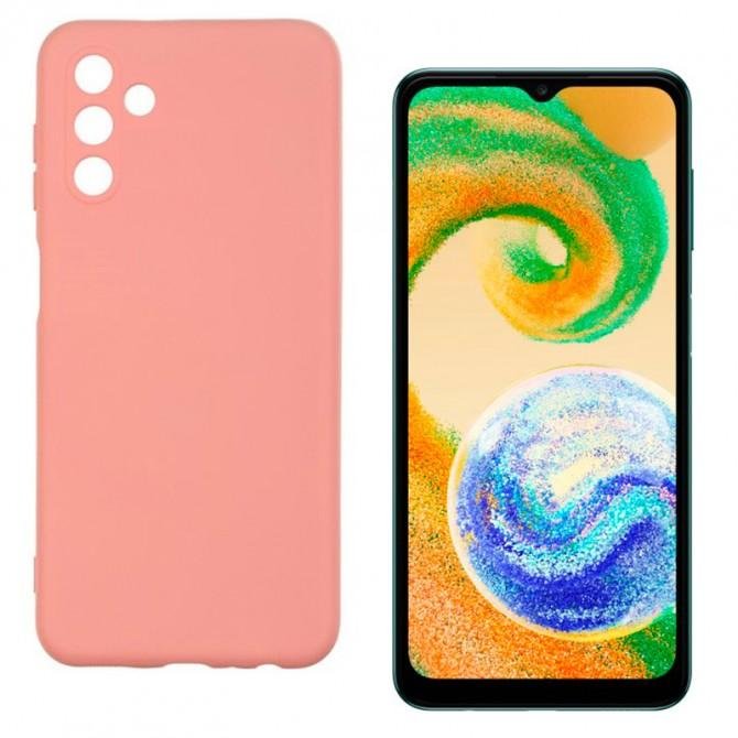 Чохол Original Soft Case Samsung A047 Galaxy A04s Рожевий FULL-1