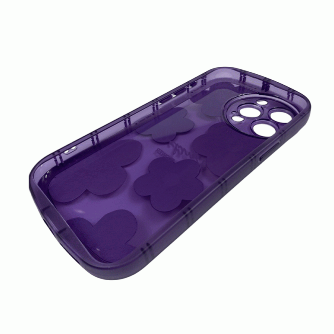 Чохол Flower Boom series for iPhone 12 Pro Max Purple-1