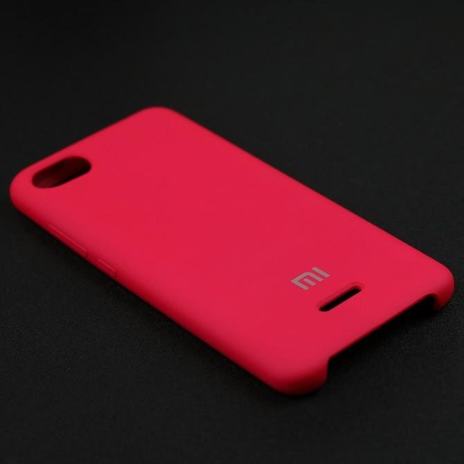 Чехол Soft Case для Xiaomi Redmi 6a Ярко розовый-3