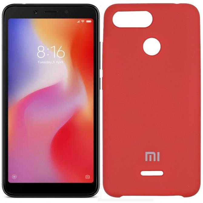 Чехол Soft Case для Xiaomi Redmi 6 Красный